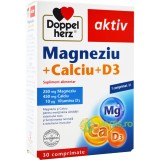 Magneziu + Calciu + Vitamina D3 Aktiv 30cpr