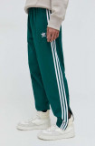 Cumpara ieftin Adidas Originals pantaloni de trening Adicolor Woven Firebird Track top culoarea verde, cu imprimeu, IT2497