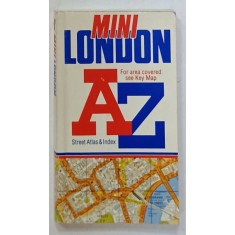 MINI LONDON A-Z FOR AREA COVERED SEE KEY MAP . STREET ATLAS AND INDEX , 1995