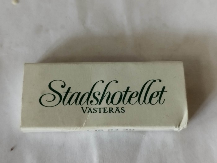 bnk div - Cutie cu chibrituri - Finlanda - Stadshotellet Vasteras