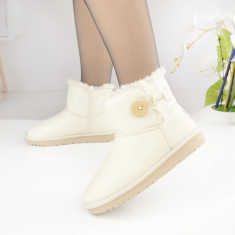 Cizme Tip Ugg De Dama 2294 Bej