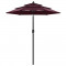 Umbrela de soare 3 niveluri, stalp aluminiu, rosu bordo, 2 m GartenMobel Dekor