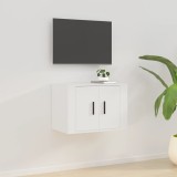 VidaXL Dulap TV cu montaj pe perete, alb, 57x34,5x40 cm 816616