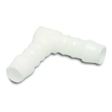 Conector furtun 4mm din plastic cu unghi 90&deg; pentru conexiuni sigure și instalare rapidă