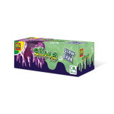 Slime colorat fluorescent cu sclipici pentru copii (2x120 gr.), SES Creative