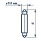 Bec Indicator 24V C10w Set 10 Buc Narva 61108 17327