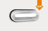 Lampa Gabarit LED FT-070-B Alba 12-36V, Omologare E9, EMC, ADR, 124x51mm, Durata 50000h, Auto, Fata/Spate/Lateral