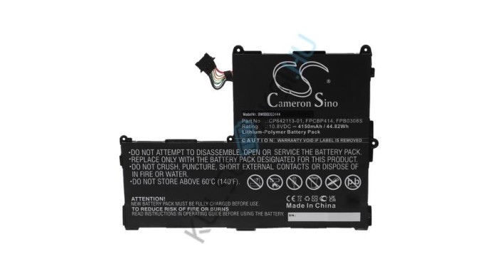 &Icirc;nlocuire baterie tabletă VHBW pentru Fujitsu FPCBP414, FPB0308S, CP642113-01 - 4150 mAh 10,8 V Li-polimer