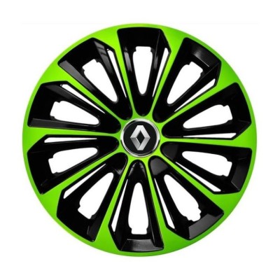 Set 4 capace roti Extra strong green R16 Compatibil Cu Renault foto