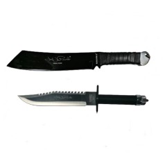 Set Cutit de vanatoare First Blood si Maceta Rambo, DEPOX&reg;, Teaca inclusa