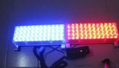 Lampa stroboscopica 96 LED Rosu-Albastru Set 2 buc foto