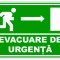 Indicator pentru evacuare de urgenta cu directia in dreapta