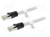 Goobay Patch cord S/FTP Cat 8 2m LSZH gri 24AWG Fire: 8