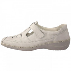 Pantofi dama, din piele naturala, marca Waldlaufer, 607501-03-04, bej , marime: 40.5 foto