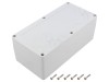Carcasa Universala Kradex ABS, Gri Deschis, 100x200x75mm, IP65, Cu Bucsa Alama si Garnitura