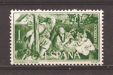 Spania 1965-1969 - Craciun, 5 serii, 10 poze, MNH foto