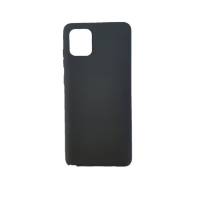Husa compatibila cu Samsung Galaxy A02s- Silicon Slim, Negru foto