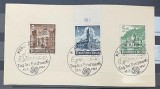 Deutsches Reich-1940-Triptic WHW (Michel 752-754) cu Cifră 3,15 și Ștampile Speciale M&uuml;nster -Bn1