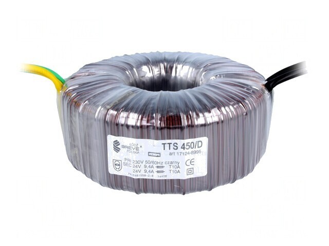 Transformator Toroidal 450VA 230V 24V 9.37A