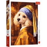 Puzzle Trefl 500 piese Pudel cu o perla, multicolor, 10+ ani