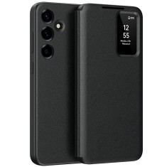 Husa tip carte pentru Samsung Galaxy A57 5G SmartView Series, negru