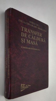 Aureliu Leca Transfer de caldura si masa O abordare inginereasca foto