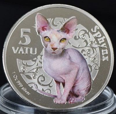 Vanuatu 5 Vatu 2015 UNC Sfinx 40mm foto