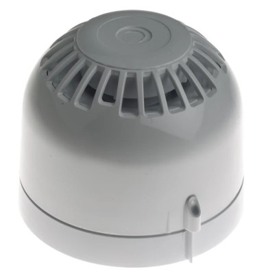Semnalizator acustic sirenă 106dB 9-60VDC albă foto