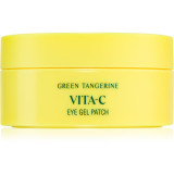 Cumpara ieftin Goodal Green Tangerine Vita-C masca hidrogel pentru ochi pentru luminozitate si hidratare 60 buc