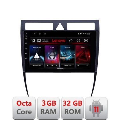 Navigatie Audi A6 D-102 Octa Core cu Android Radio Bluetooth Internet GPS WIFI DSP 3+32 GB 4G KIT-102+EDT-E509- LENOVO LITE CarStore Technology