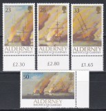 Alderney 1992 - A 300-a aniversare a bătăliei de la La Hogue, Cota 12.80 EURO, MNH