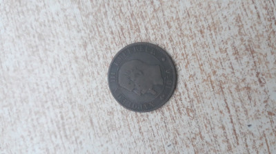 Franța- 5 cents 1856. foto