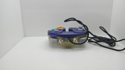 Controller Nintendo GameCube - Nintendo (R) - Purple/Transparent - curatat si reconditionat foto