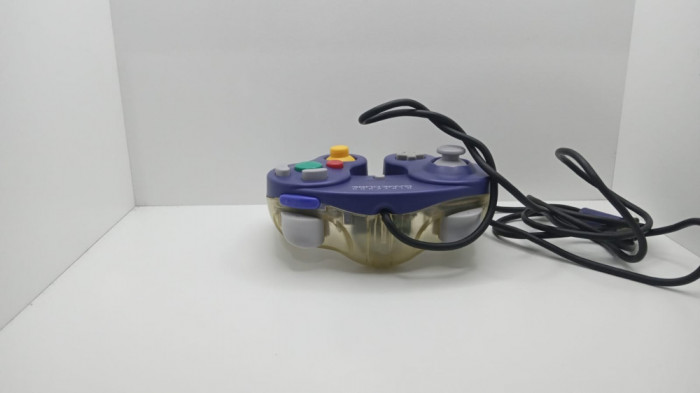 Controller Nintendo GameCube - Nintendo (R) - Purple/Transparent - curatat si reconditionat