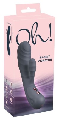 Vibrator iepure cu caneluri stimulatoare Oh! Rabbit Vibrator 2 x 10 moduri de foto