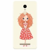 Husa silicon pentru Xiaomi Remdi Note 3, Sweet Little Girl