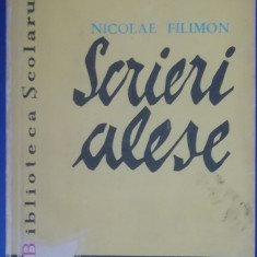 myh 24s - NICOLAE FILIMON - SCRIERI ALESE - VOL I - ED 1958