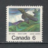 Canada.1971 100 ani nastere M.E.Carr-Pictura SC.24, Nestampilat