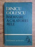 Dinicu Golescu - &Icirc;nsemnare a călătoriei mele