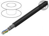 Cablu ETHERLINE&reg; TRAIN S/FTP Cat 6a 4x2x24AWG Negru