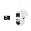 Camera De Supraveghere Video CCTV Dubla WIFI, HexaEye