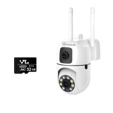 Camera De Supraveghere Video CCTV Dubla WIFI, HexaEye