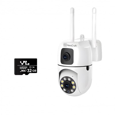 Camera De Supraveghere Video CCTV Dubla WIFI, HexaEye foto