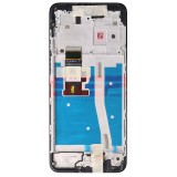 Display LCD + Touchscreen cu Rama Motorola Moto G53 Original, Negru (Service Pack)
