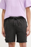 Hugo Blue pantaloni scurți din bumbac culoarea gri, 50542671
