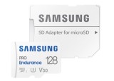 SAMSUNG PRO Endurance microSD Class10 128GB incl adapter R100/W40 up to 70080 hours, &quot;MB-MJ128KA/EU&quot; (timbru verde 0.03 lei)