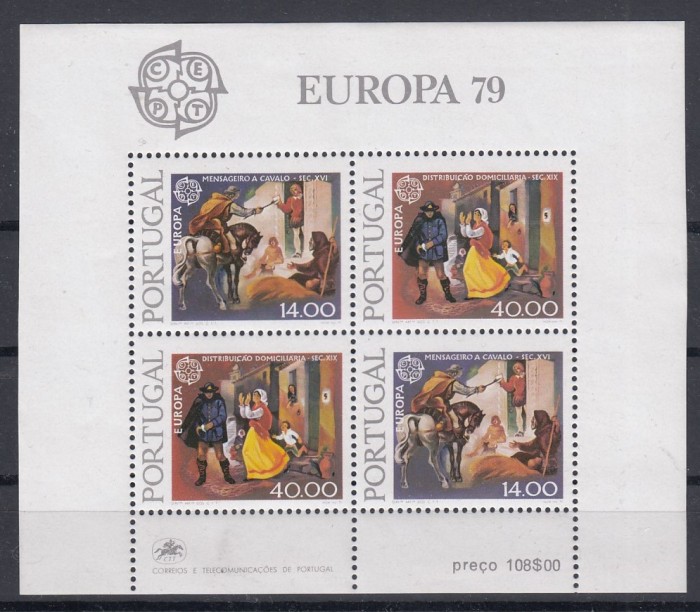 Portugalia - EUROPA 1979 - BL - MNH