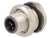 Conector M12 Tata 5 Pini Cod A CONEC pentru montare pe panou, lipire