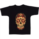 Cumpara ieftin Tricou &quot; Black and red sugar skull &quot;