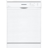 Masina de spalat vase Heinner HDW-FS6062WE++, 12 seturi, Rapid 30, Eco, Aquastop, Cos ajustabil, 12 l, 85 cm, Alb